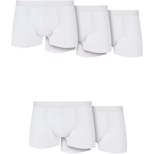 UC Men Solid Organic Cotton Boxer Shorts 5-Pack white+white+white+white+white