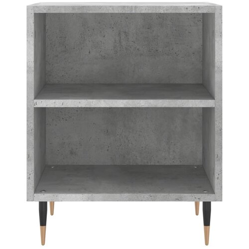  Noćni ormarići 2 kom boja betona 40x30x50 cm konstruirano drvo Slike
