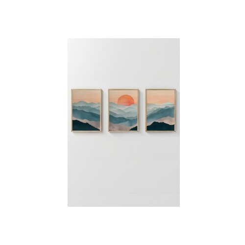 Wallity dekorativna slika 3Dartsohoset132, 33x48cm, 3 dela Slike