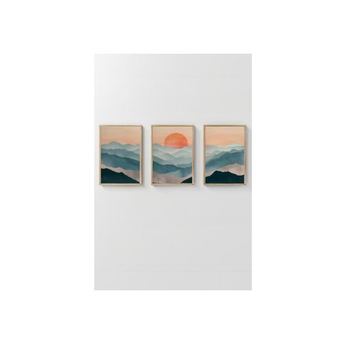 Wallity Dekorativna slika 3Dartsohoset132, 33x48cm, 3 dijela Slike