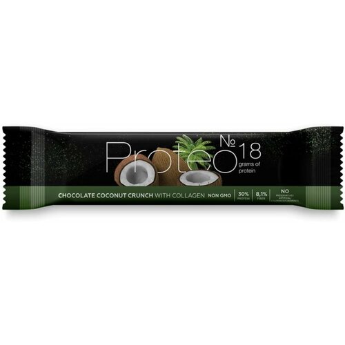 Proteo no.18 proteinska čokoladica kokos 60g Slike