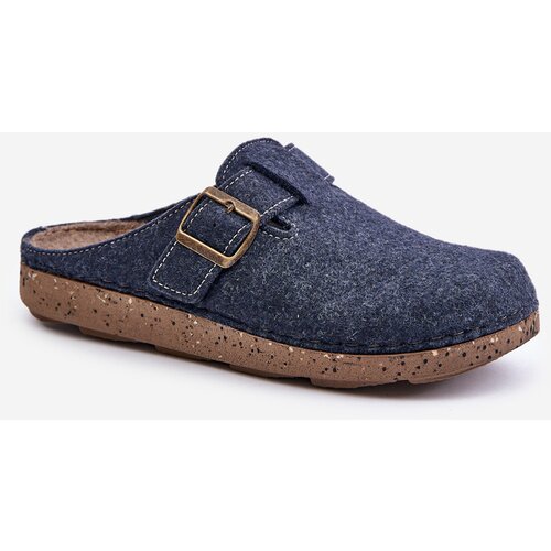 Kesi Men&amp;#039;s slippers with buckle profilactic slippers Inblu blue Slike