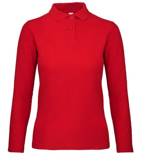  MAJICA DUGI RUKAVI POLO B&C ID.001 LSL/WOMEN 180G CRVENA 3XL Cene