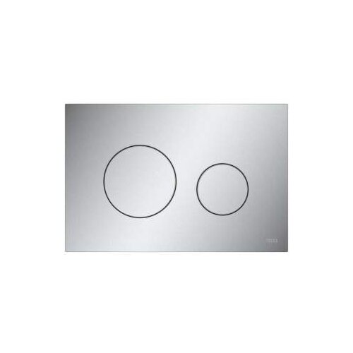 Tece LOOP TIPKA ZA WC KROM MAT PLASTIKA 2-KOLI&amp;Auml;INSKA 9240922 Slike