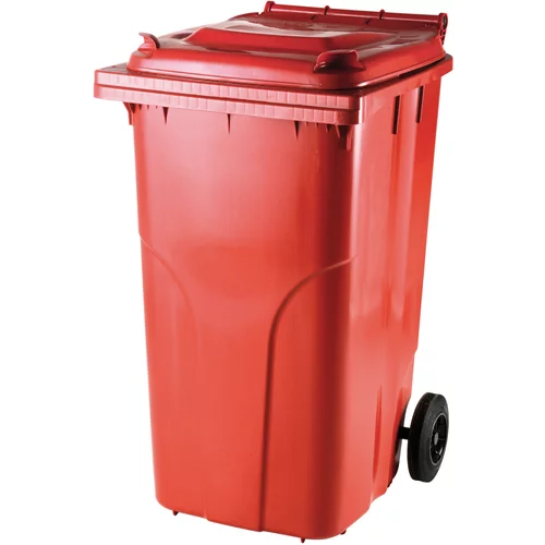 Europlast Austria Vedro zabojnik za odpadke in smeti CERTIFIKATI - rdeč 240L, (21092837)