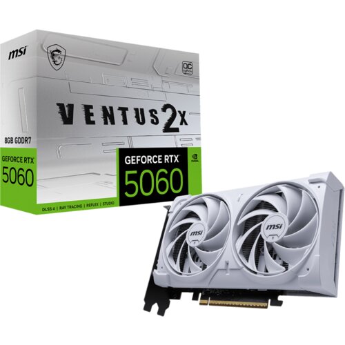 MSI Video Card NVIDIA GeForce RTX 5060 8G VENTUS 2X OC,8GB GDDR7/128bit Cijene