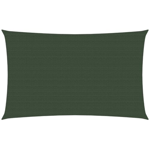 vidaXL Senčno jadro 160 g/m² temno zeleno 3,5x5 m HDPE, (20965324) Cene