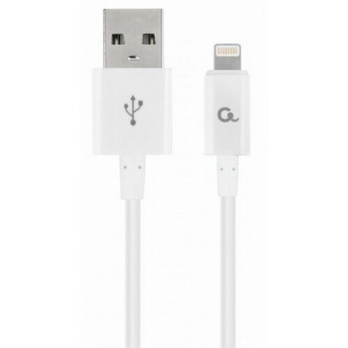 Gembird CC-USB2P-AMLM-2M-W 8-pin charging and data cable, 2m, white Slike