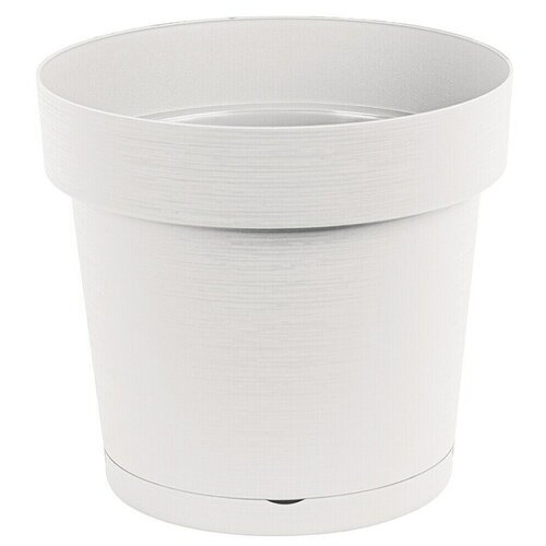  Tegla za cvijeće Melrose Glamour (Vanjska dimenzija (ø x V): 30 x 25,5 cm, Plastika, Bijela) Cijene