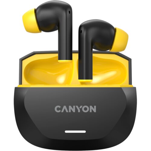 Canyon headset HEXAGON 7 TWS ANC+ENC Wireless Charge Black Yellow Cijene