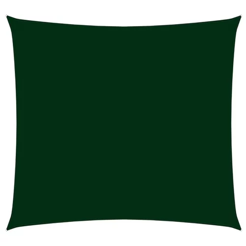  Senčno jadro oksford blago kvadratno 5x5 m temno zeleno