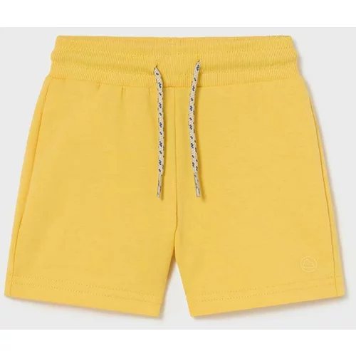 Mayoral Kratke hlače za dojenčka rumena barva