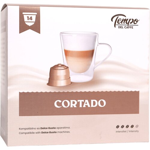 TEMPO DEL CAFFE Kapsule za Dolce Gusto Cortado, 14 komada Slike