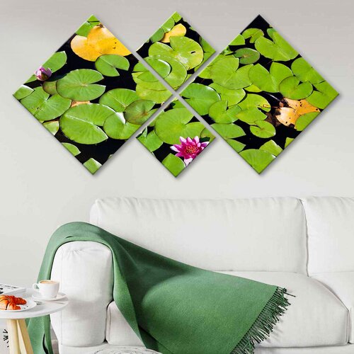 Wallity slika 4MDF35762329, 60x115 cm, 4 dijela Cijene