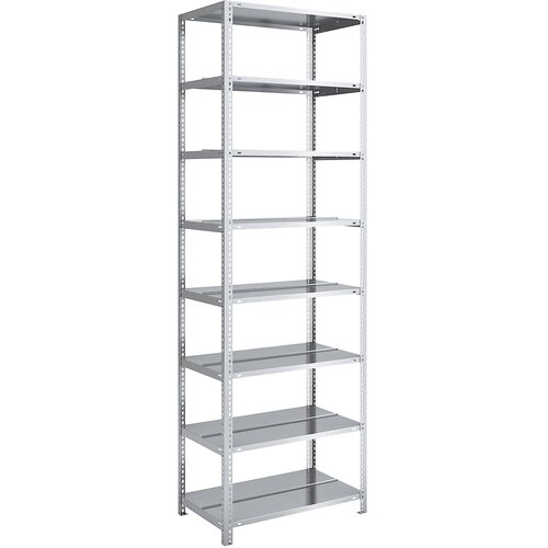 hofe Privijačen regal za dokumentacijo, pocinkan, višina regala 2550 mm, dvostransko, osnovni regal, širina x globina 750 x 600 mm Cene