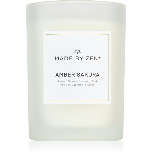 MADE BY ZEN Amber Sakura dišeča sveča 250 g Cene