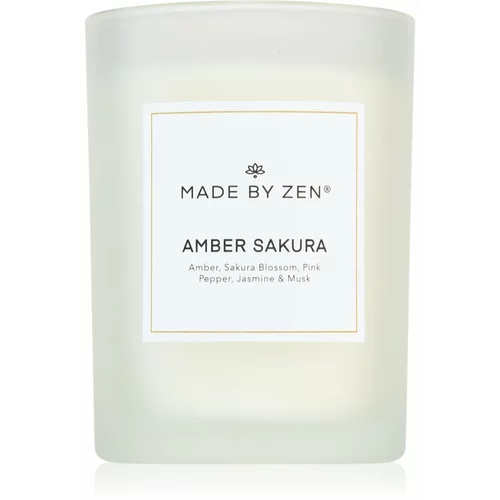 MADE BY ZEN Amber Sakura dišeča sveča 250 g