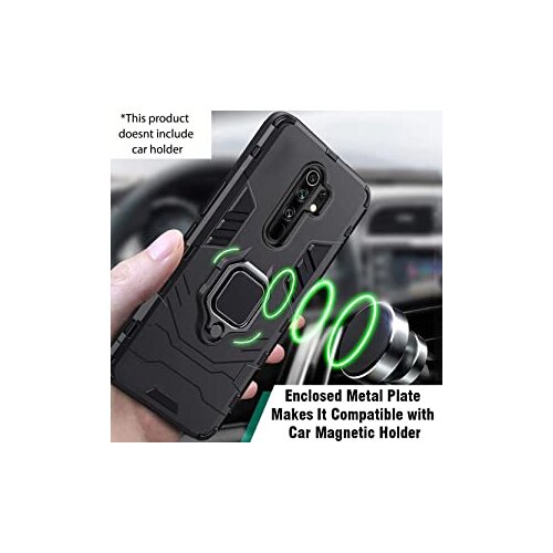 Ring Armor Case Kickstand robusten ovitek za XIAOMI REDMI 9 Slike