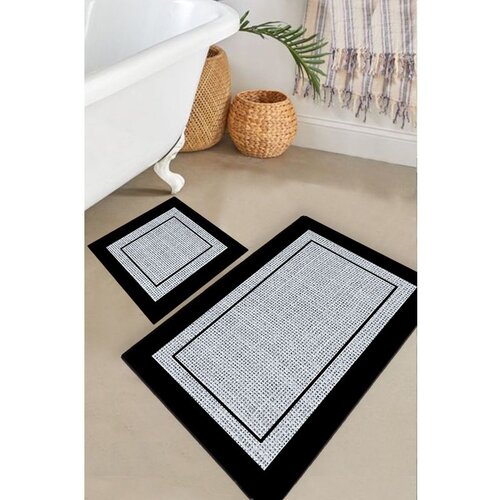  Regona - Grey Grey Bathmat Set (2 Pieces) Cene