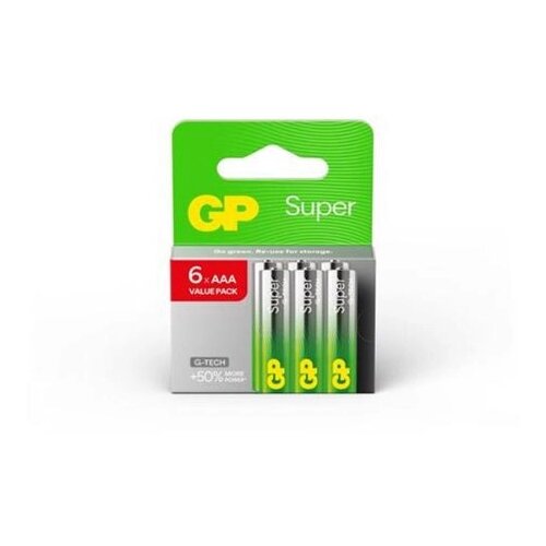  Baterije GP LR03-SBV6 AAA Super Alkaline, 6kom Slike