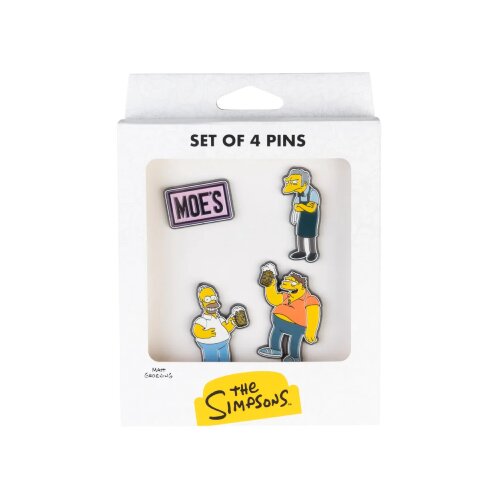 Grupo Erik Editores S. L. The Simpsons - Bedževi set 4 - The Simpsons, Moe&amp;#039;s Tavern Slike