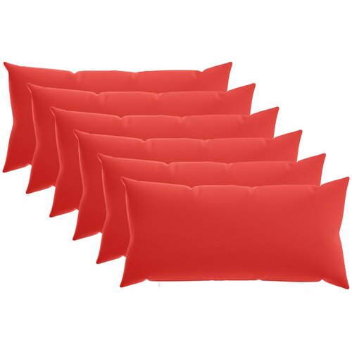  Presvlaka za jastuk 6 pcs HEERLEN Crvena 40 x 80 cm Poliester Cene