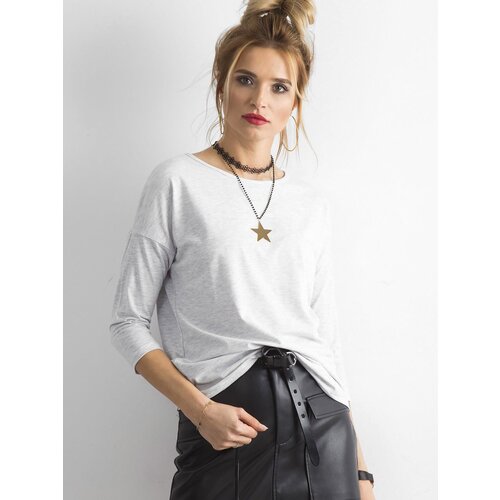 BASIC Feel Good Blouse-RV-BZ-4661.49P-light gray Cene
