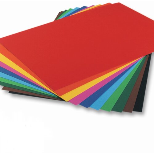 Fotokarton grub Folia 50x70 cm Black Slike