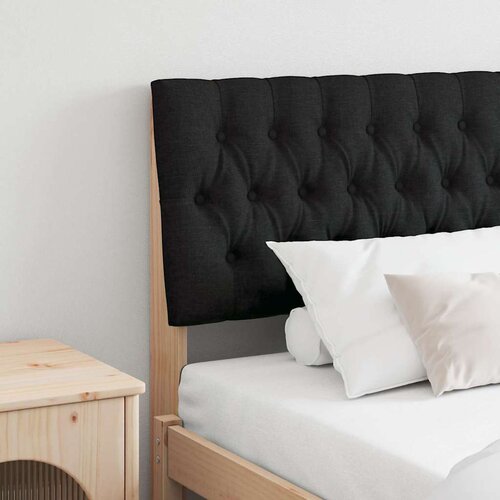 vidaXL Tapecirani uzglavlje Crna 180 cm Čvrsto borovo drvo Cijene