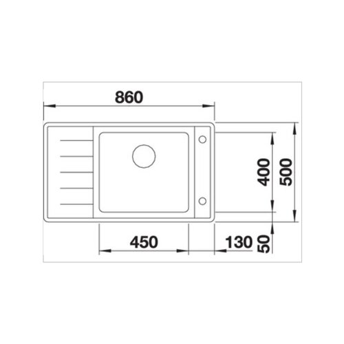Blanco sudoper ANDANO XL 6 S-IF Compact InFino INOX 18/10, BAZEN DESNO, pribor 18/10, s dalj. upr. Cijene