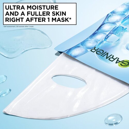 Garnier Hyaluron hidrogelna maska za obraz 1 kos Slike