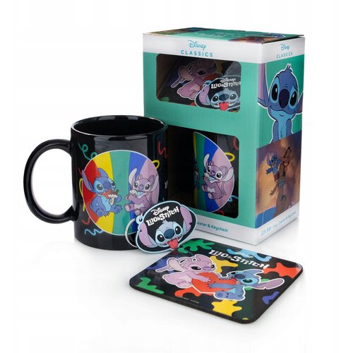 Pyramid International PYRAMID LILO &amp;amp; STITCH (YOU&amp;#039;RE MY FAVE) MUG COASTER KEYCHAIN GIFT SET Slike