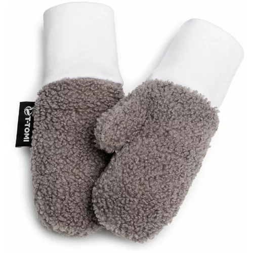 T-TOMI TEDDY Gloves Grey rokavice za otroke od rojstva 6-12 months 1 kos