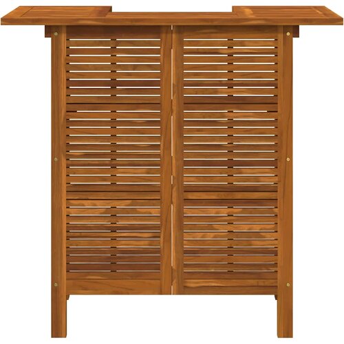  Barski stol od masivnog bagremovog drva 110 x 50 x 105 cm Slike