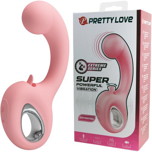 Pretty Love Erynnyes Extreme Series G-Spot Super Powerfull Vibration Dual Massager Pink Slike