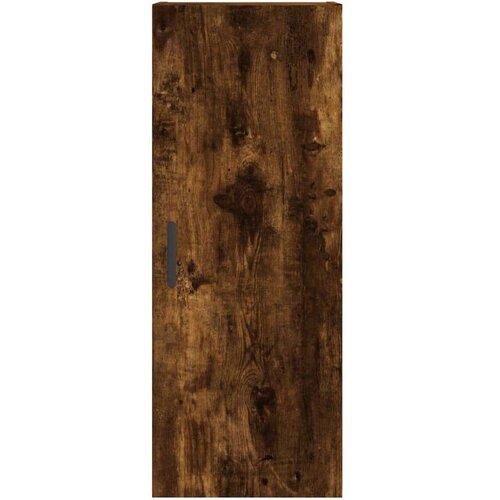 VidaXL Stenska omarica dimljeni hrast 34,5x34x90 cm Slike