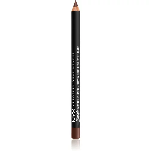 NYX Professional Makeup Suede Matte Lip Liner mat svinčnik za ustnice odtenek 23 Club Hopper 1 g