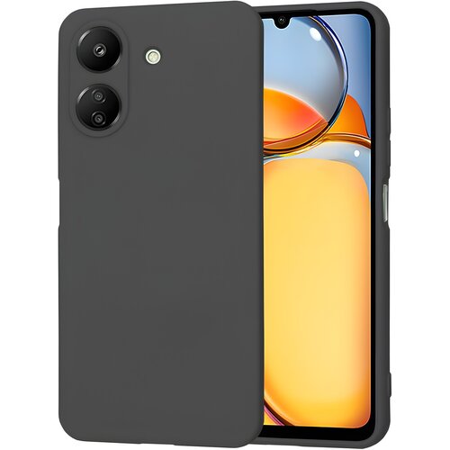 Techsuit Silikonska Mekana futrola TPU za Xiaomi Redmi 13C 4G/Poco C65 - Crna Cijene