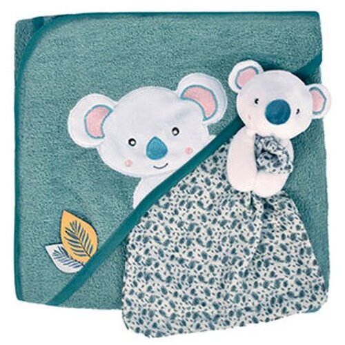 Doudou peškir za kupanje i mazilica - zelena koala ( DC3954 ) Slike