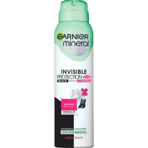 Garnier Deo Mineral Invisible Black, White&amp;Colors Sprej 150 ml Cijene