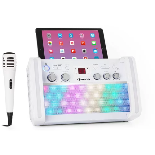 Auna DiscoFever 2.0, karaoke sustav, BT, disko LED diode više boja, CD/CD+G player