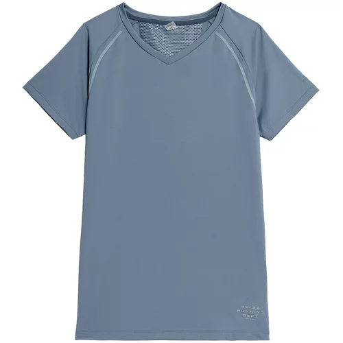 4f Tehnička sportska majica sivkasto plava