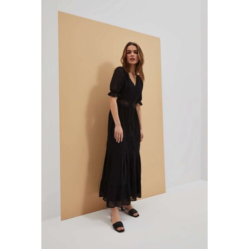 Moodo LADY'S DRESS L-SU-4054 BLACK Cene