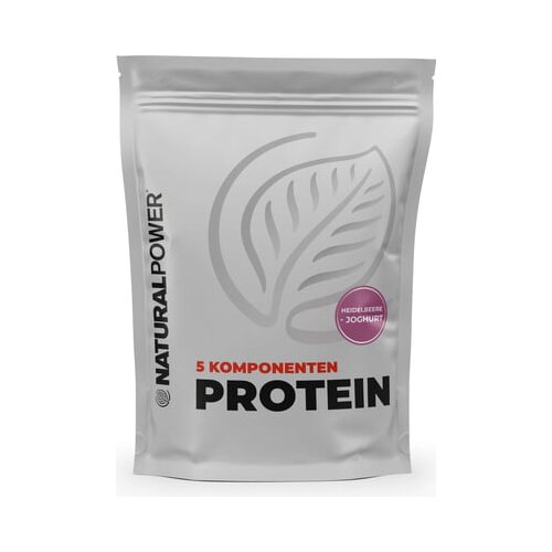 Natural Power 5 Component Protein 1,000g - Blueberry Yoghurt Cene