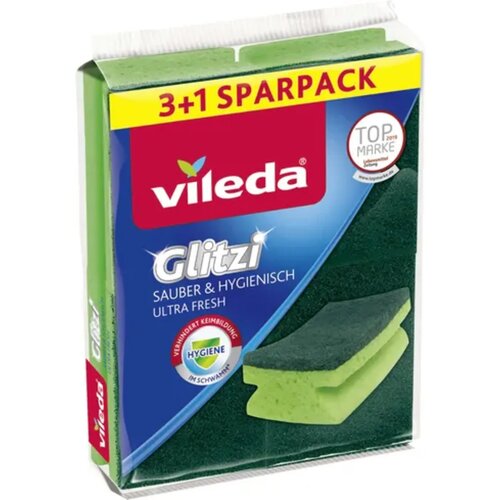 Vileda Glitzi Clean & Hygienic Ultra Fresh gobica za čiščenje - 4 kos. Cene