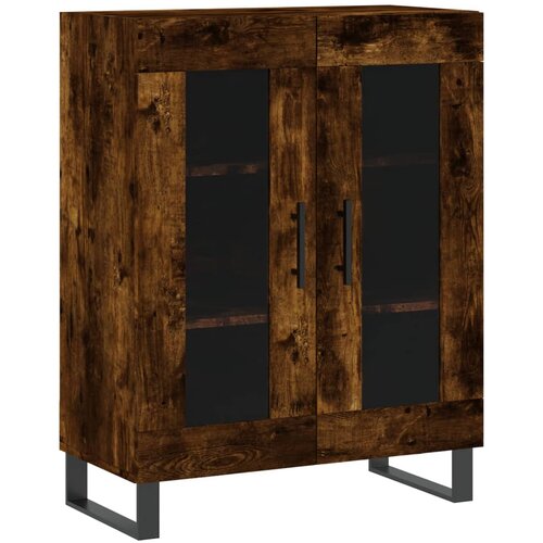 Maison Chic Komoda - Predalnik dimljeni hrast 69,5x34x90 cm inženirski les, (21718604) Slike