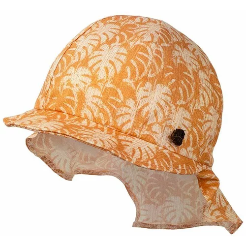 Jamiks Pamučna kapa za djecu LEONARD boja: narančasta, s uzorkom