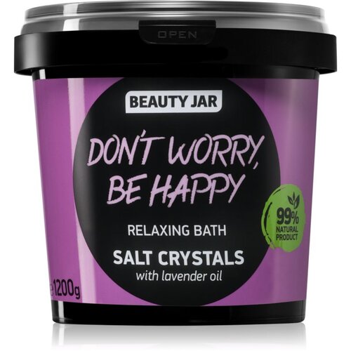 Beauty Jar Don't Worry, Be Happy relaksirajuća sol za kupku s mirisom lavande 1.2 kg Cijene