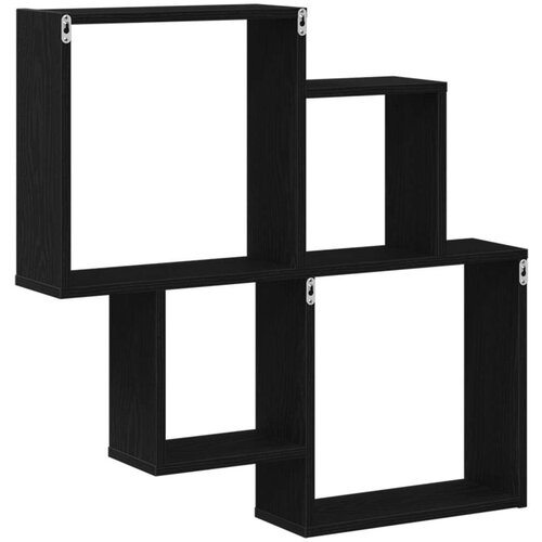 VidaXL zidni ormar Crni hrast 80x15x78 5 cm kvalitetno drvo Slike