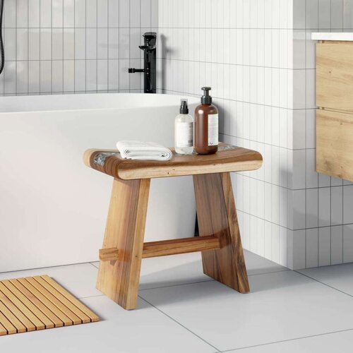  Kupaonska stolica Prirodna 50 x 30 x 45 cm Prirodno drvo Cijene